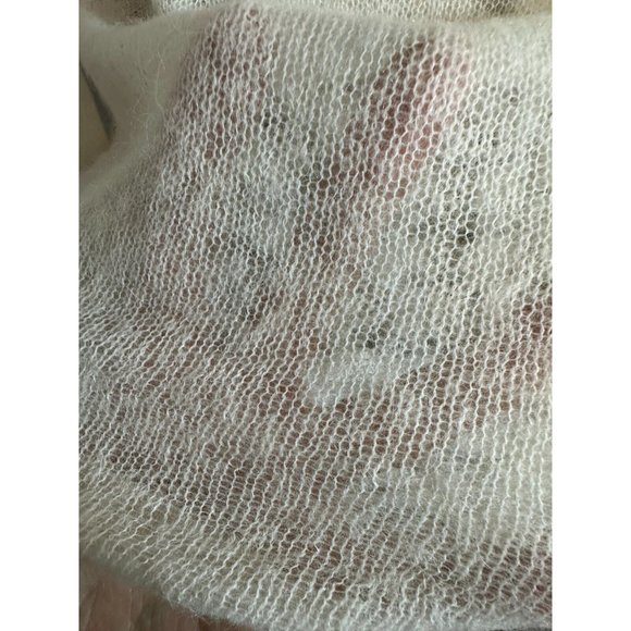 Anthropologie Moth Cowl Neck Double Layer Sweater Alpaca Wool Blend Size S #1438 - Picture 8 of 16